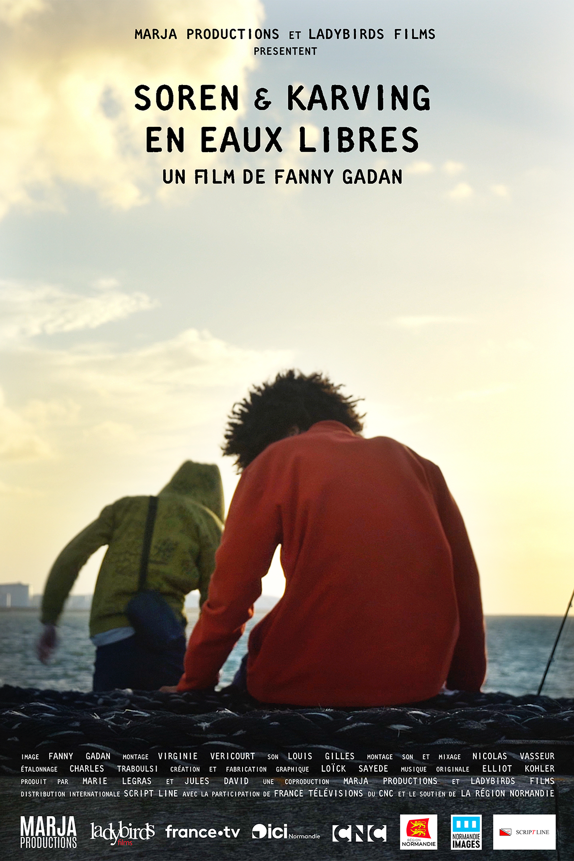 Soren et Karving en eaux libres